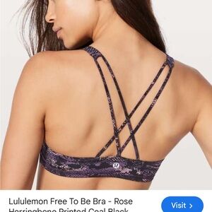 Lulu lemon free to be sports bra
